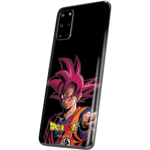 Dragon Ball Super Goku Portrait Super Sayan 4 Galaxy S20 Plus Skin